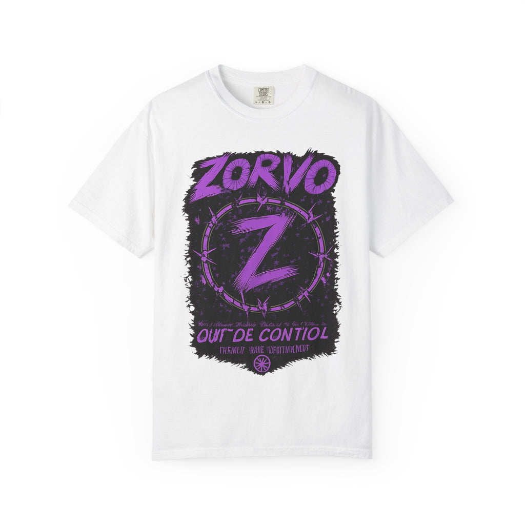 Zorvo Streetwear Tee — Out of Control Graphic