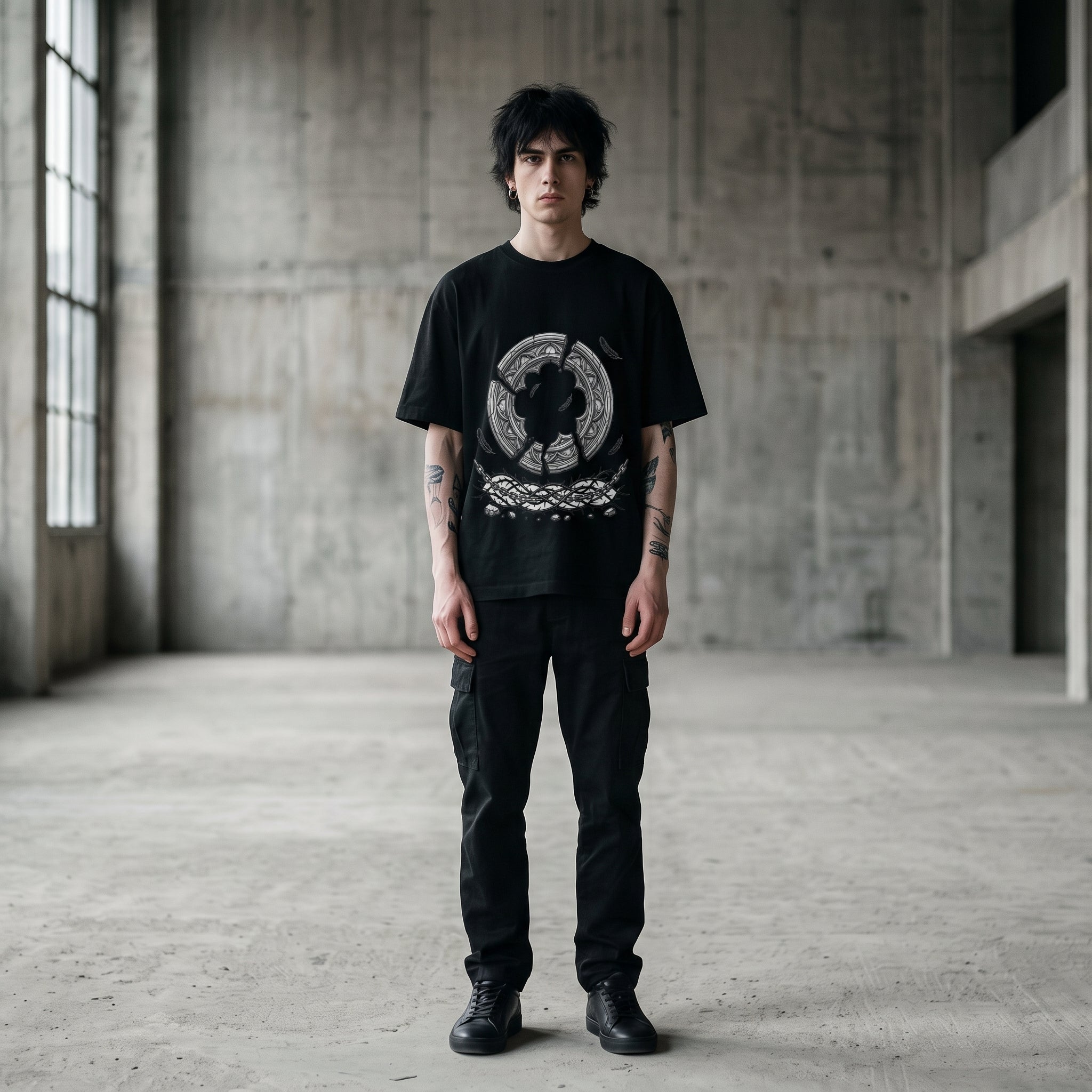 BROKEN HALO Oversized Heavyweight Tee