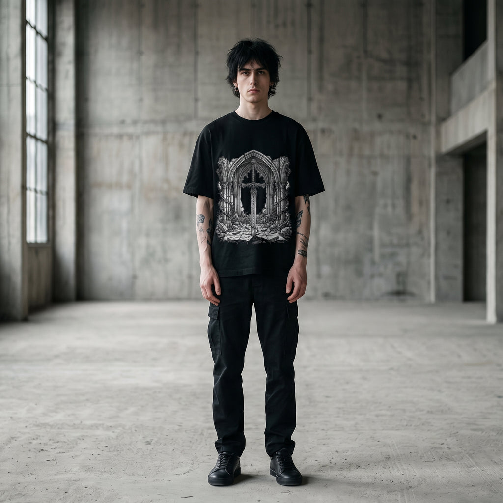 LAST PRAYER Oversized Heavyweight Tee