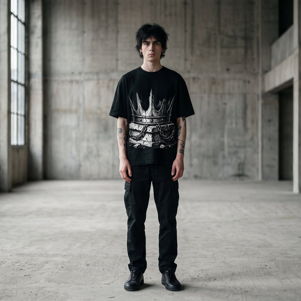 BROKEN CROWN Oversized Heavyweight Tee