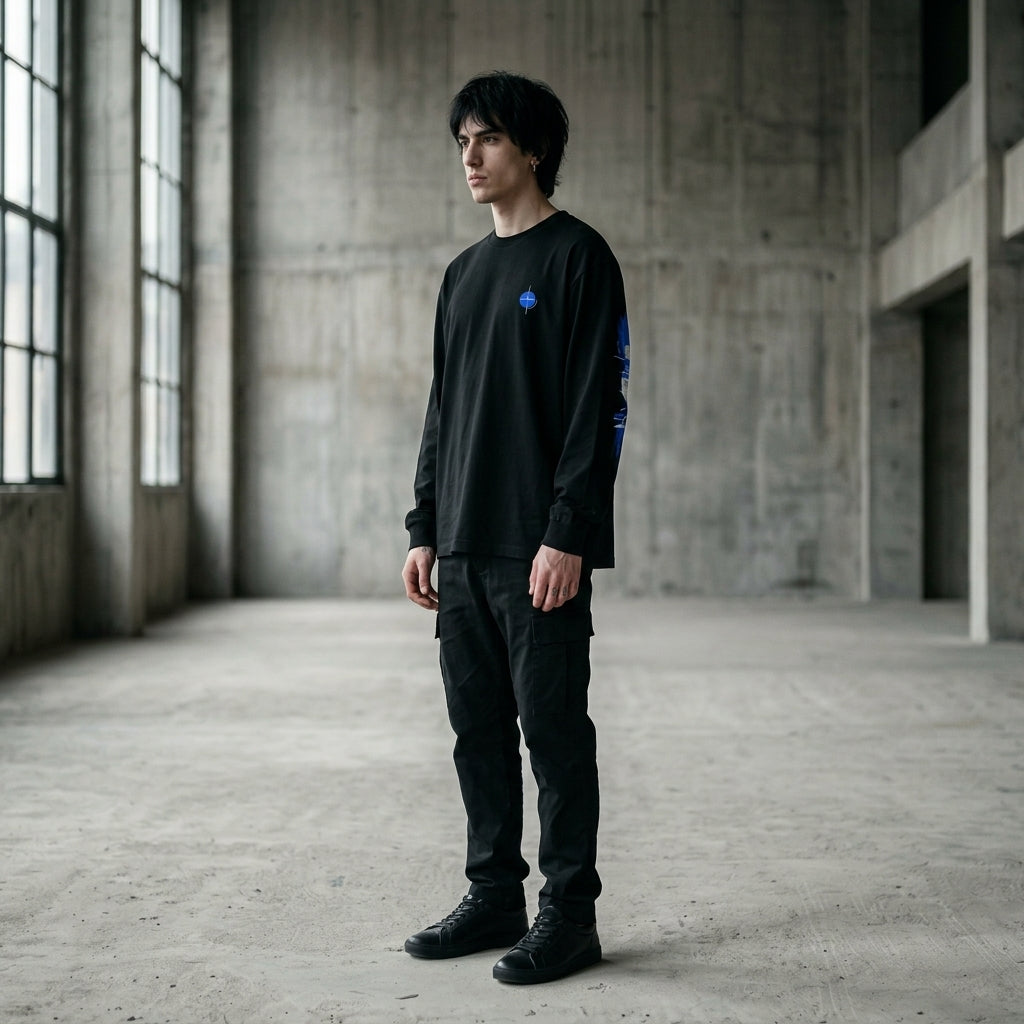 ZORVO INTERFERENCE Heavyweight Long Sleeve Tee