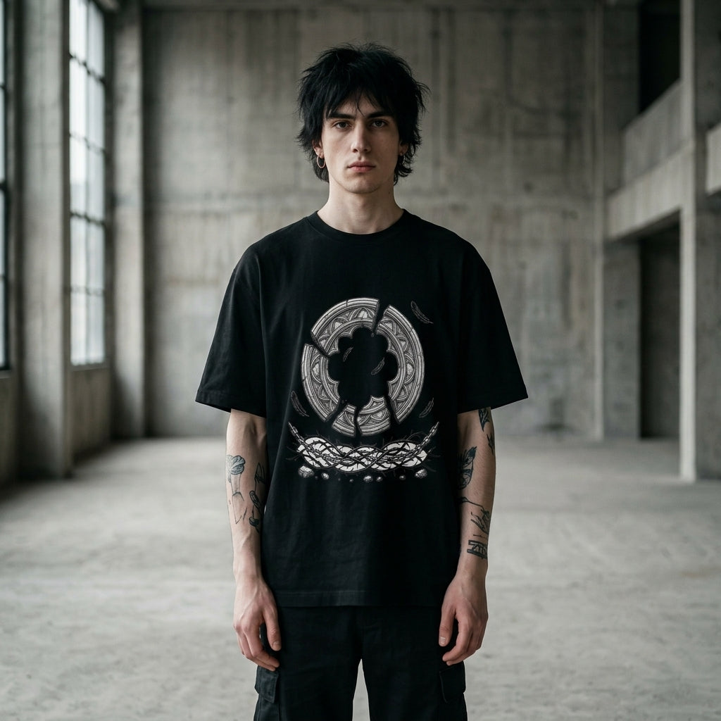 BROKEN HALO Oversized Heavyweight Tee