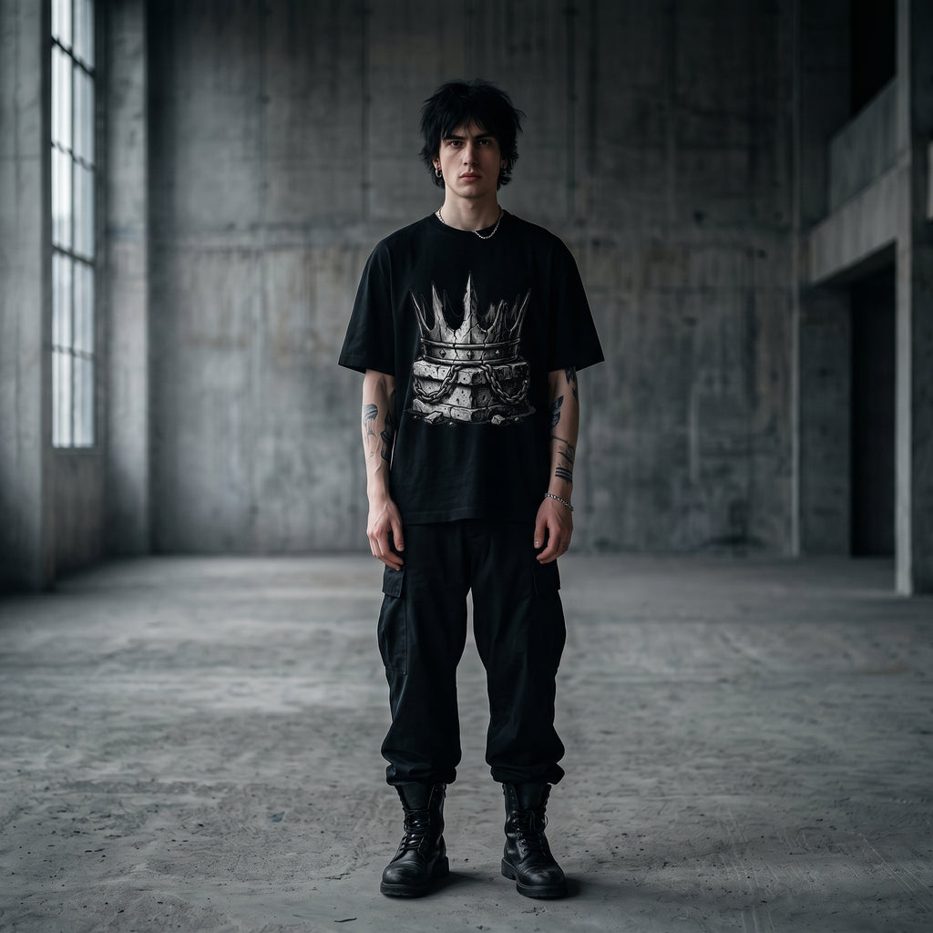 BROKEN CROWN Oversized Heavyweight Tee