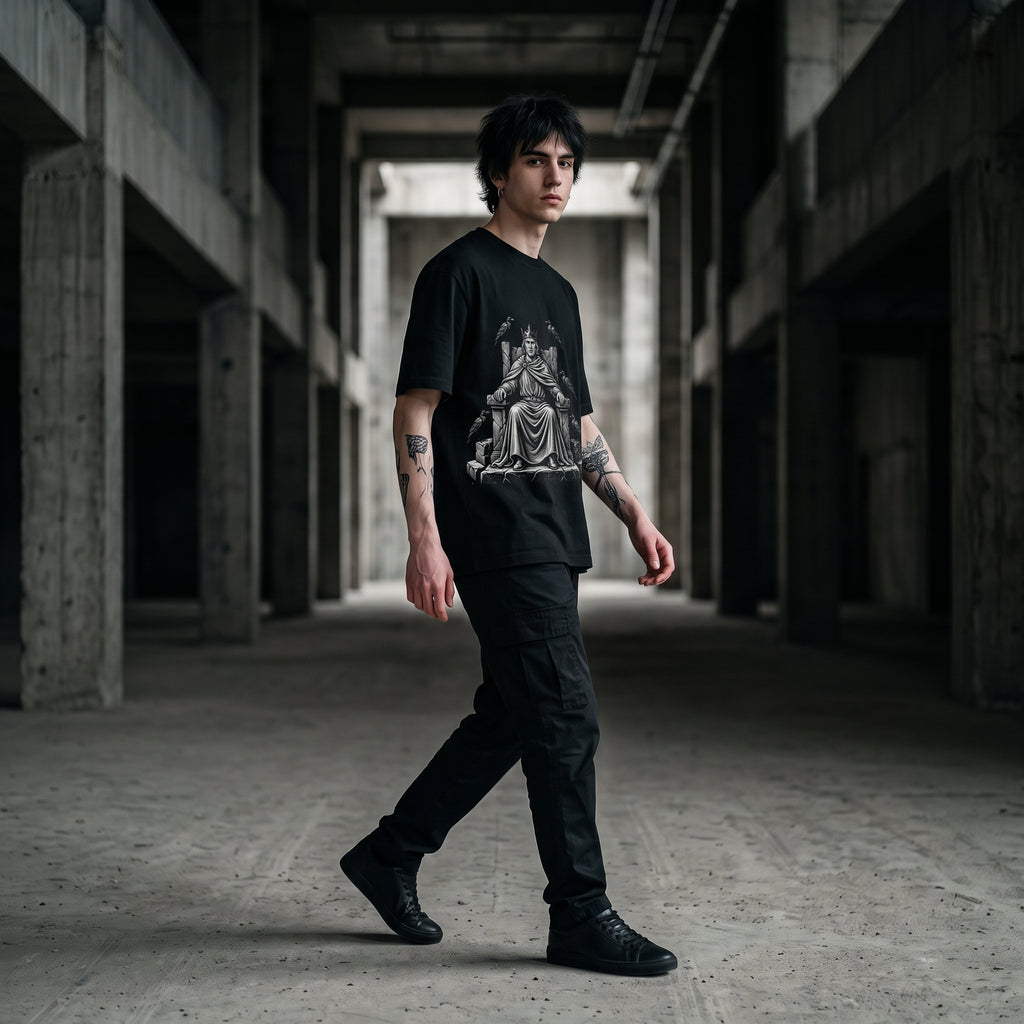 RAVEN KING Oversized Heavyweight Tee