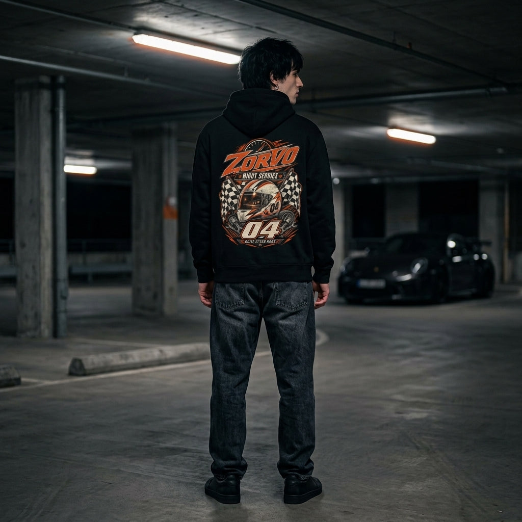 ZORVO RACING 04 Night Service Midweight Hoodie