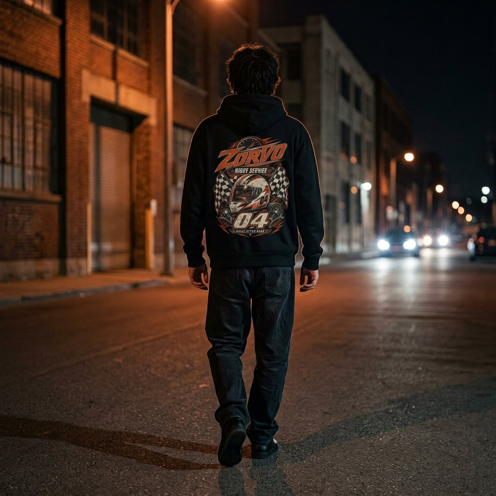ZORVO RACING 04 Night Service Midweight Hoodie