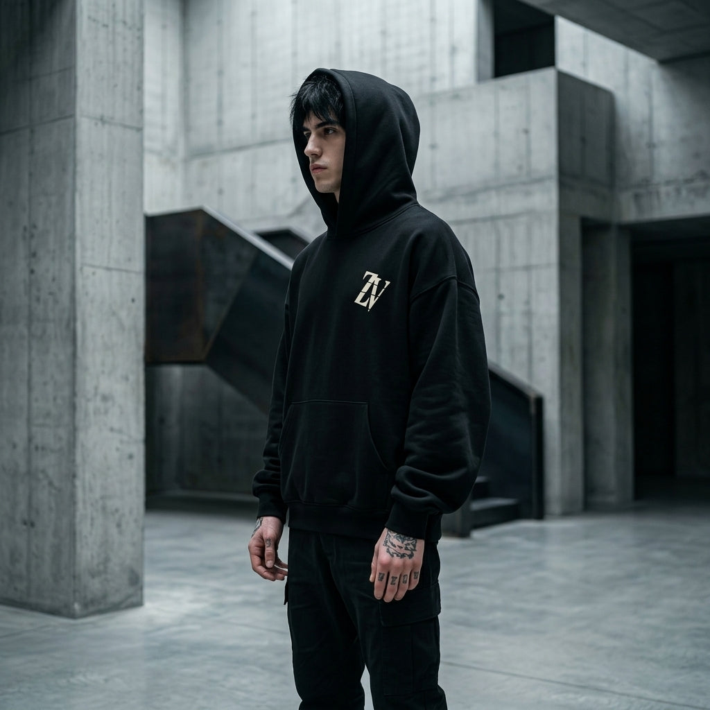 ZORVO WARPED WAVE Pullover Hoodie