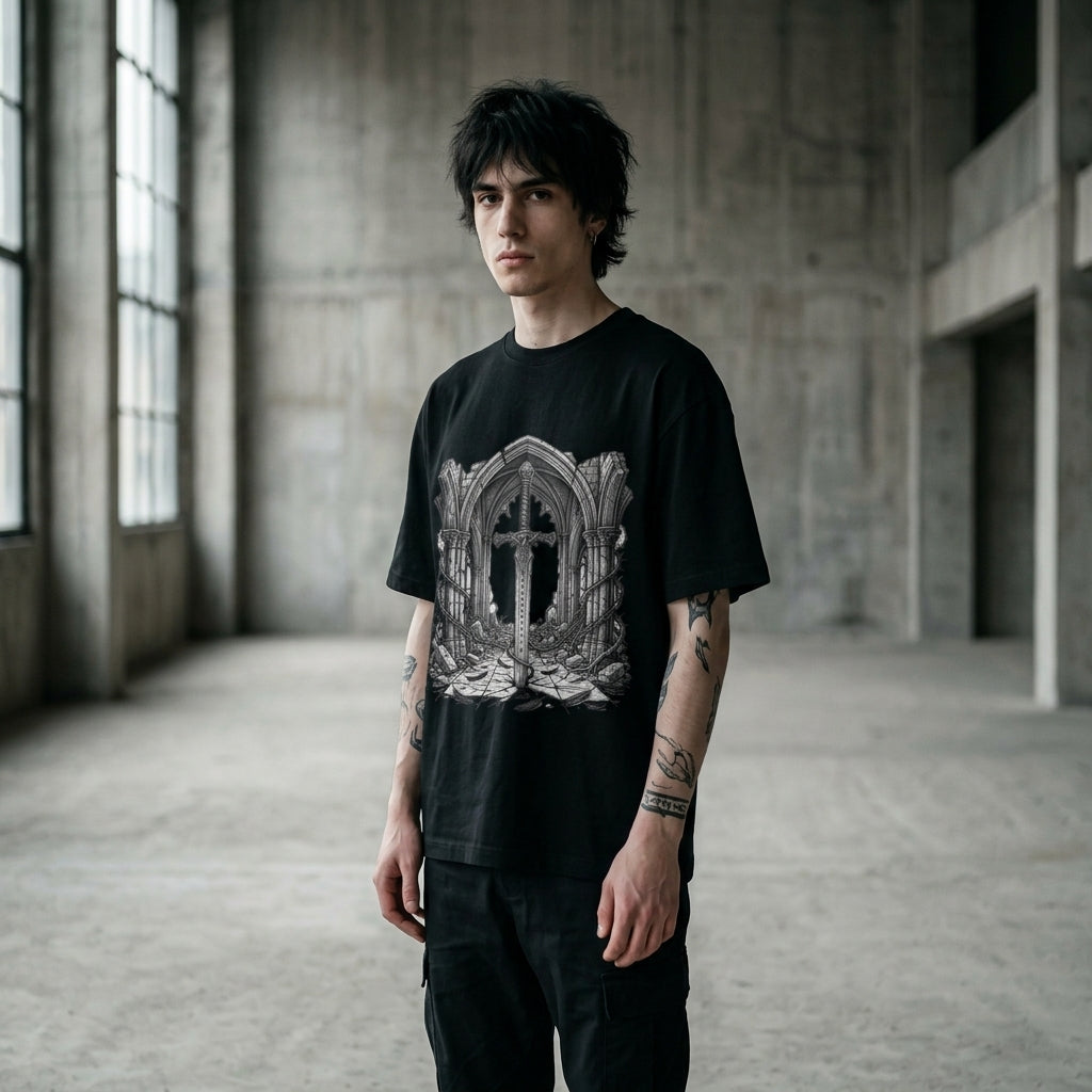 LAST PRAYER Oversized Heavyweight Tee