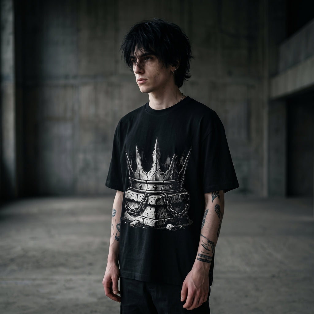 BROKEN CROWN Oversized Heavyweight Tee