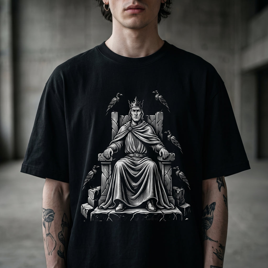 RAVEN KING Oversized Heavyweight Tee