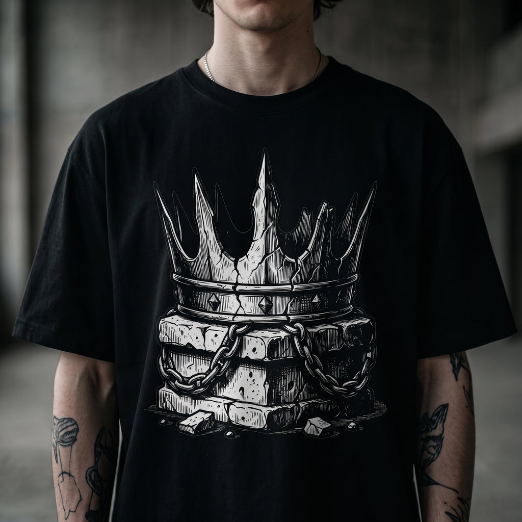 BROKEN CROWN Oversized Heavyweight Tee