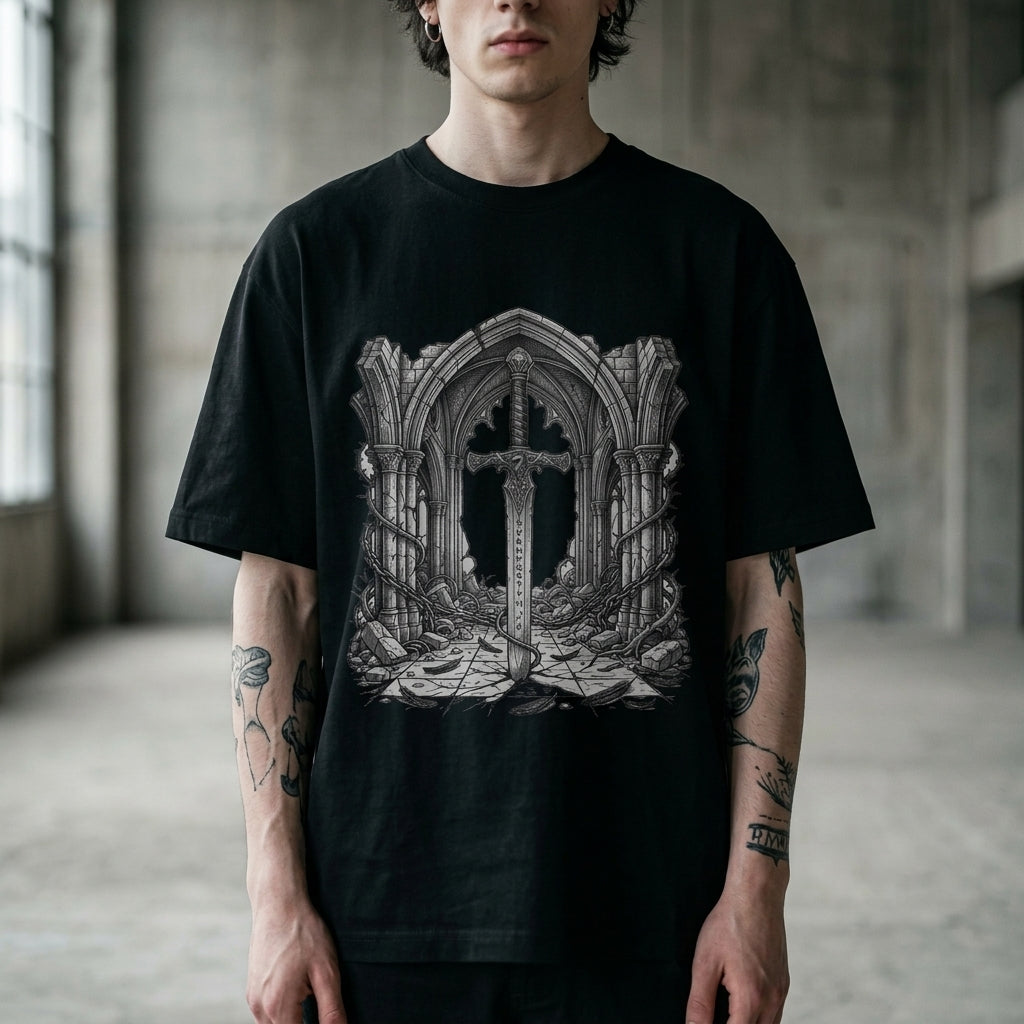 LAST PRAYER Oversized Heavyweight Tee