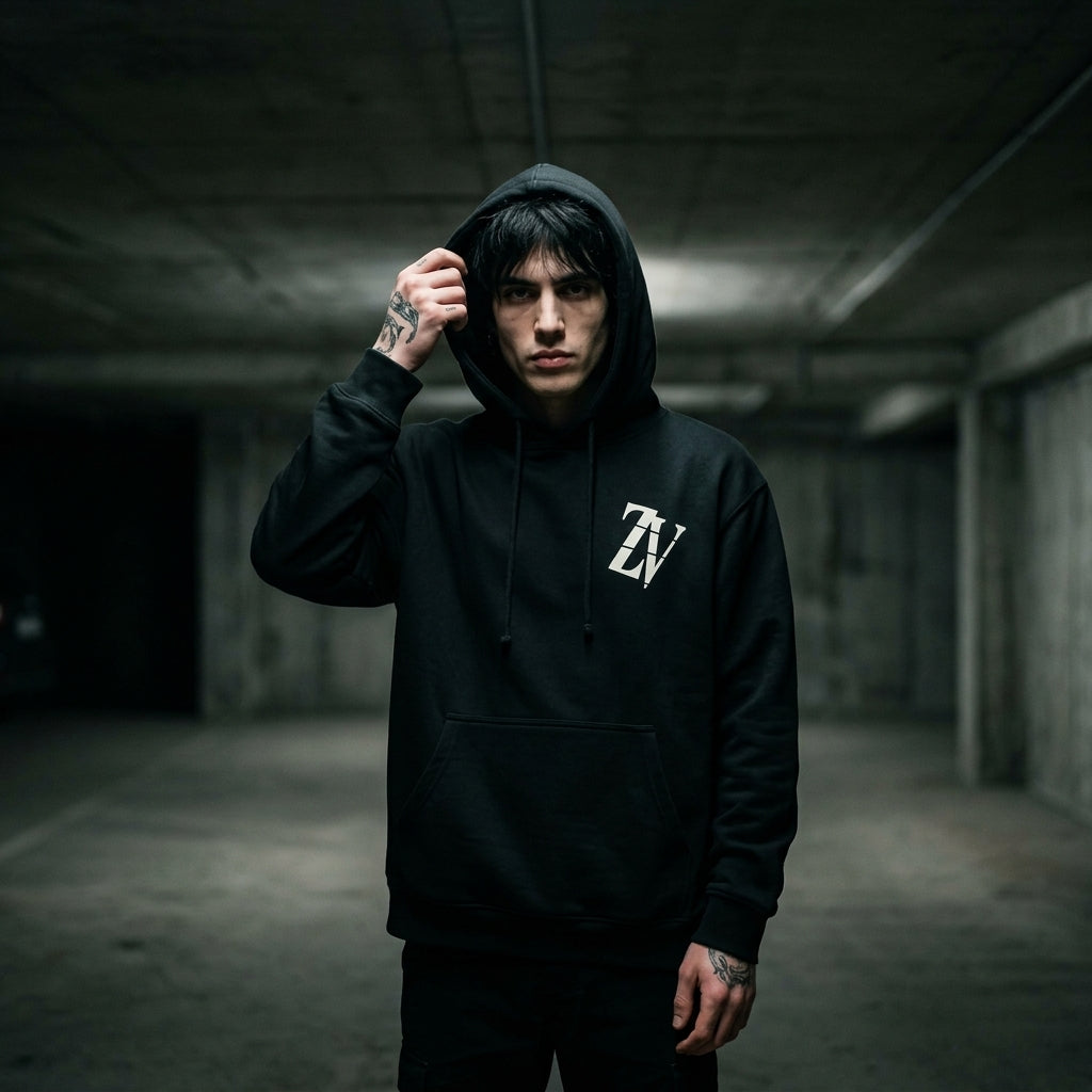 ZORVO WARPED WAVE Pullover Hoodie