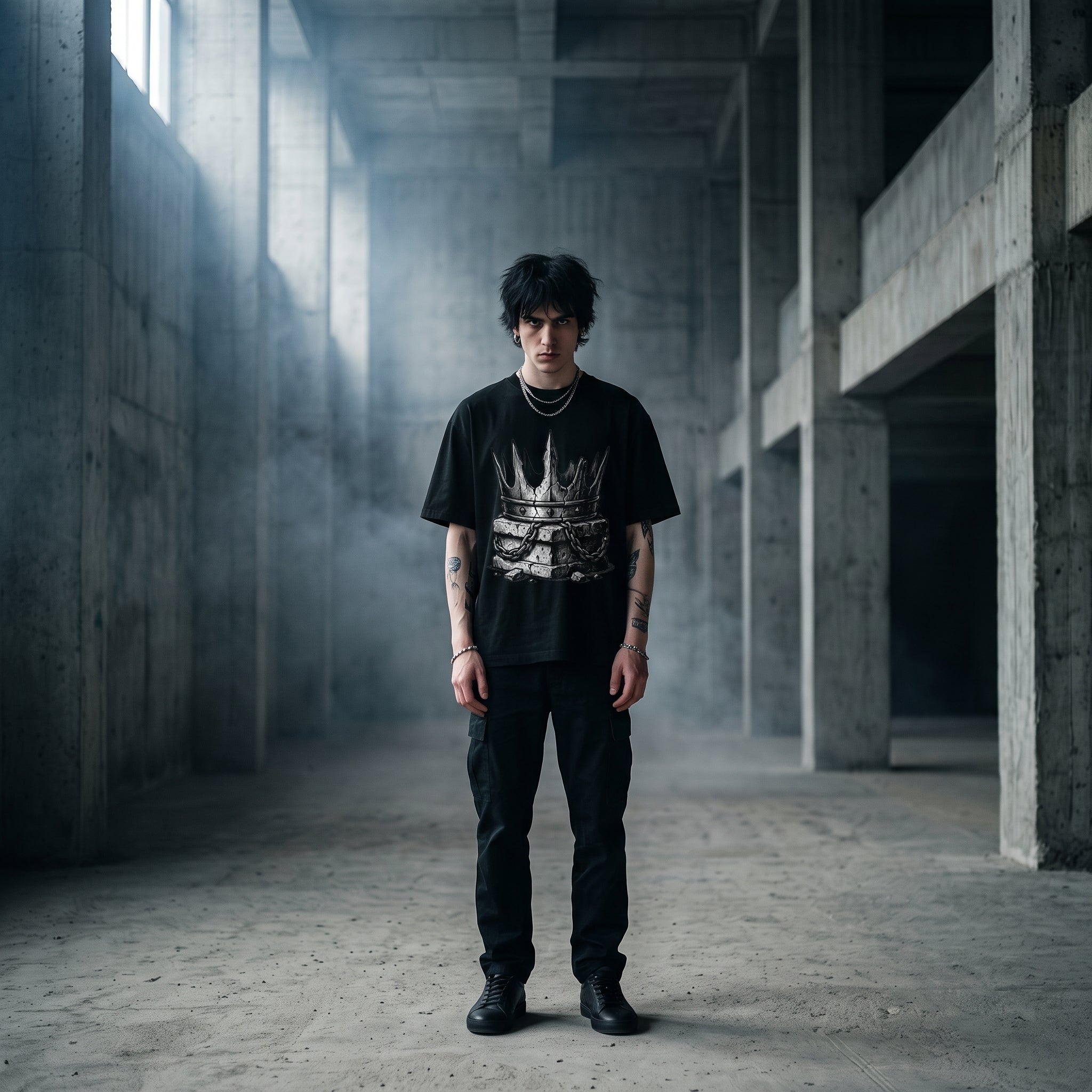 BROKEN CROWN Oversized Heavyweight Tee