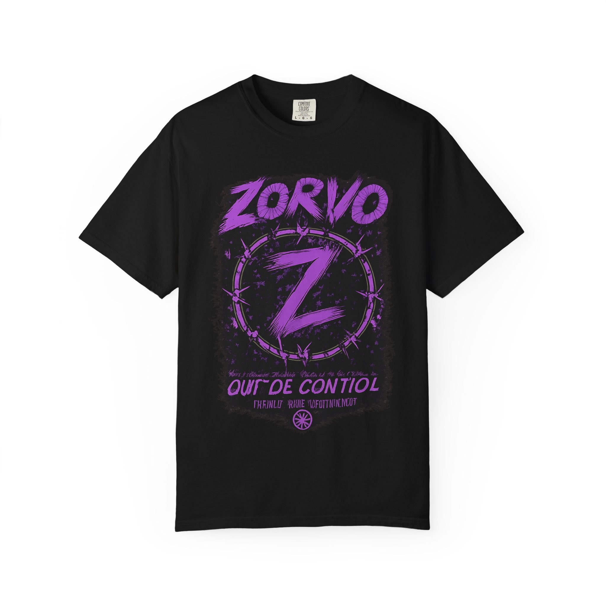 Zorvo Streetwear Tee — Out of Control Graphic