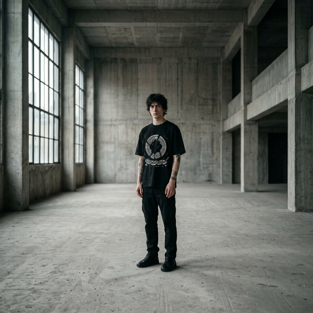 BROKEN HALO Oversized Heavyweight Tee