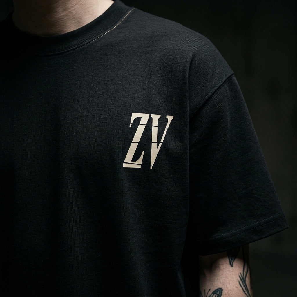 ZORVO INTERLOCKED ZV Oversized Heavyweight Tee
