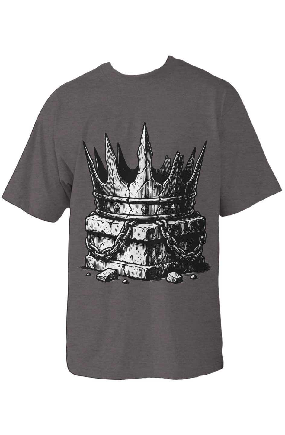 BROKEN CROWN Oversized Heavyweight Tee