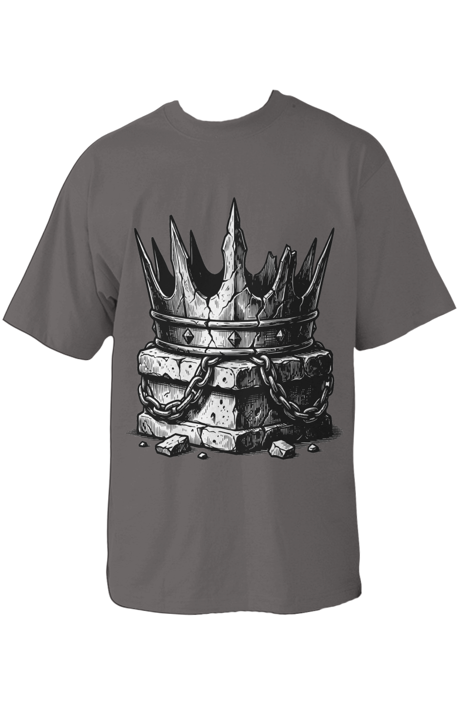 BROKEN CROWN Oversized Heavyweight Tee