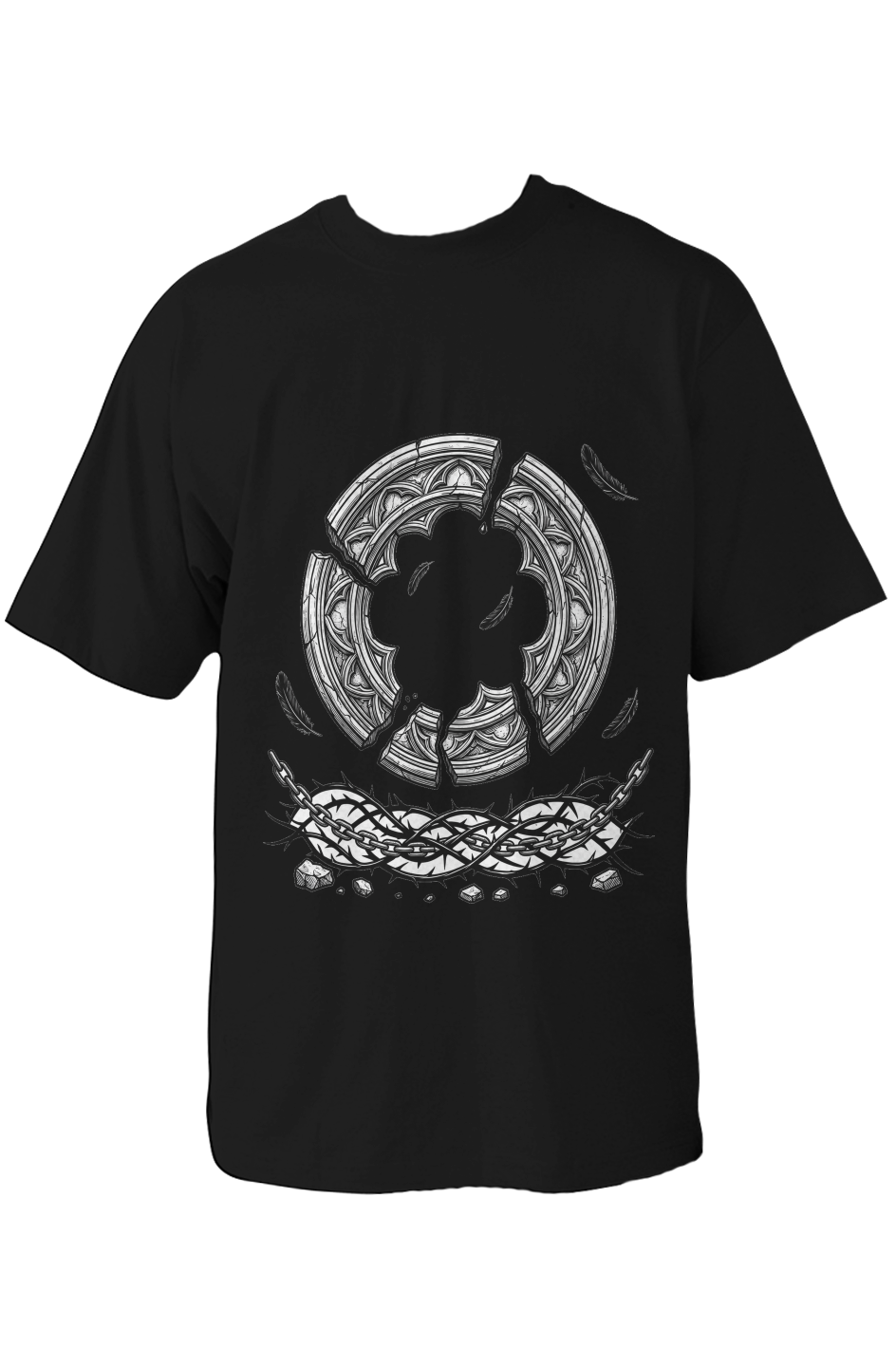BROKEN HALO Oversized Heavyweight Tee