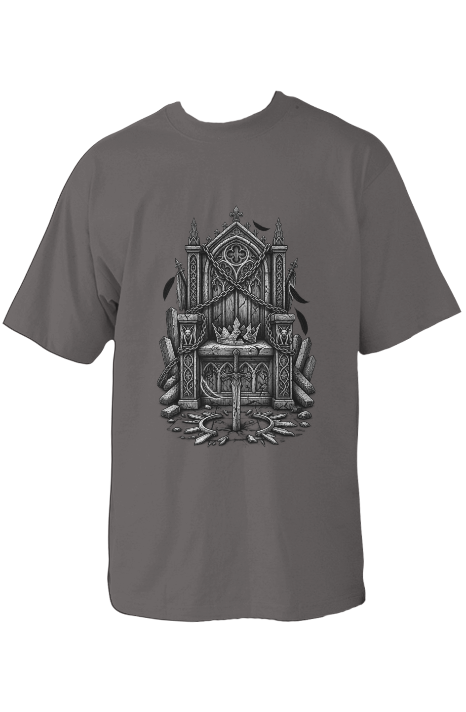 THRONE OF RUIN Oversized Heavyweight Tee
