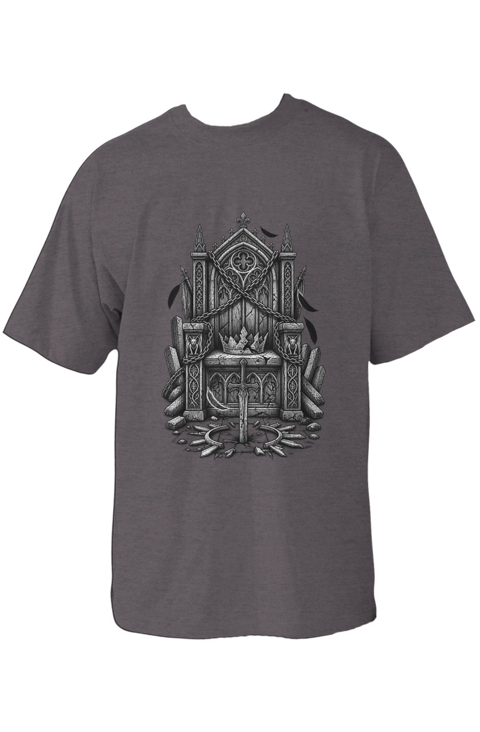 THRONE OF RUIN Oversized Heavyweight Tee
