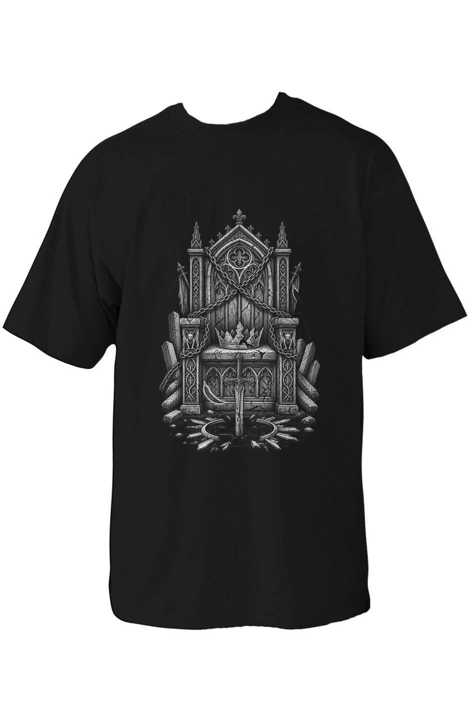THRONE OF RUIN Oversized Heavyweight Tee

