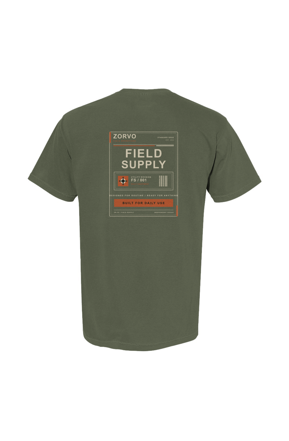 ZORVO FIELD SUPPLY Heavyweight Pocket Tee