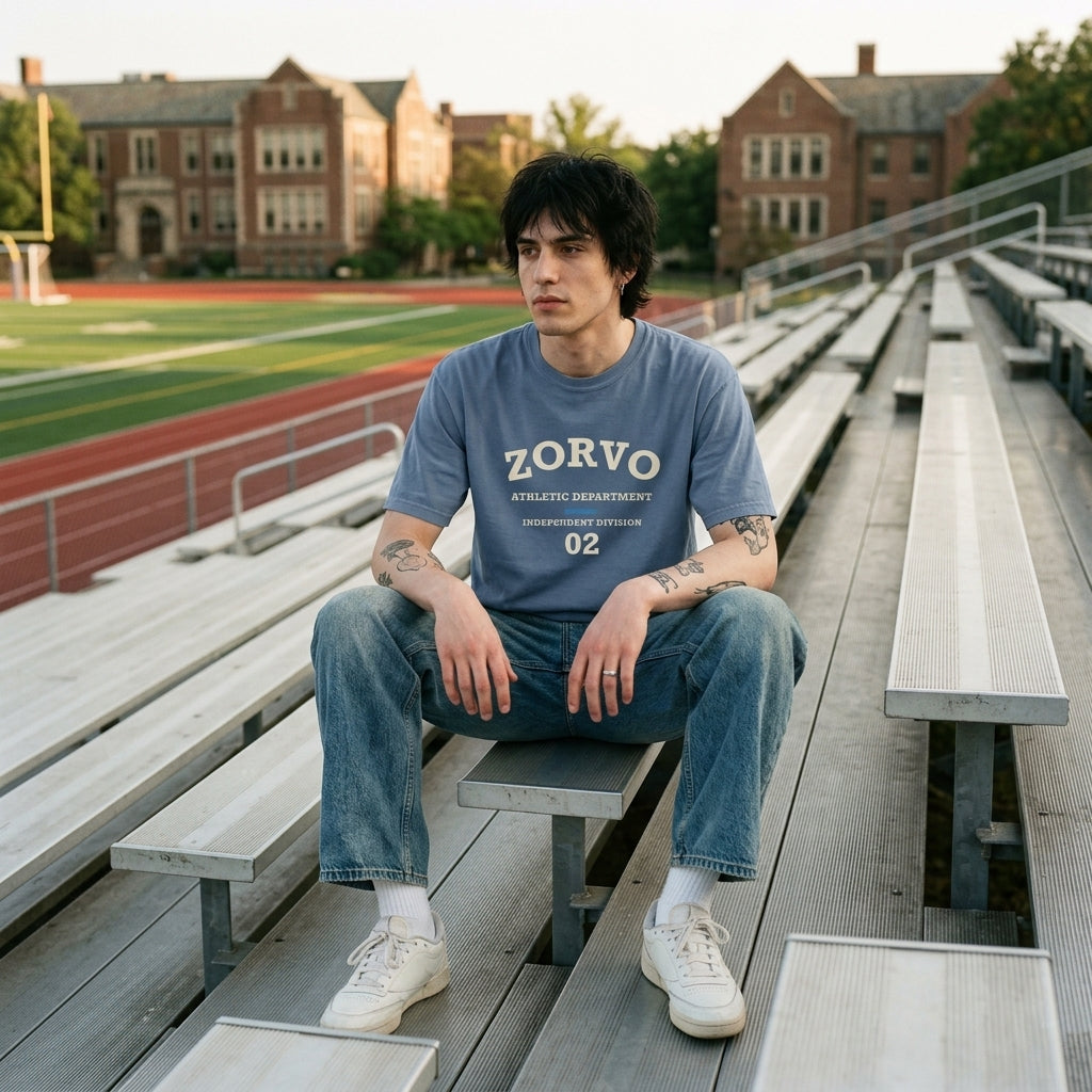 ATHLETIC DEPT 02 Vintage Collegiate Graphic Tee