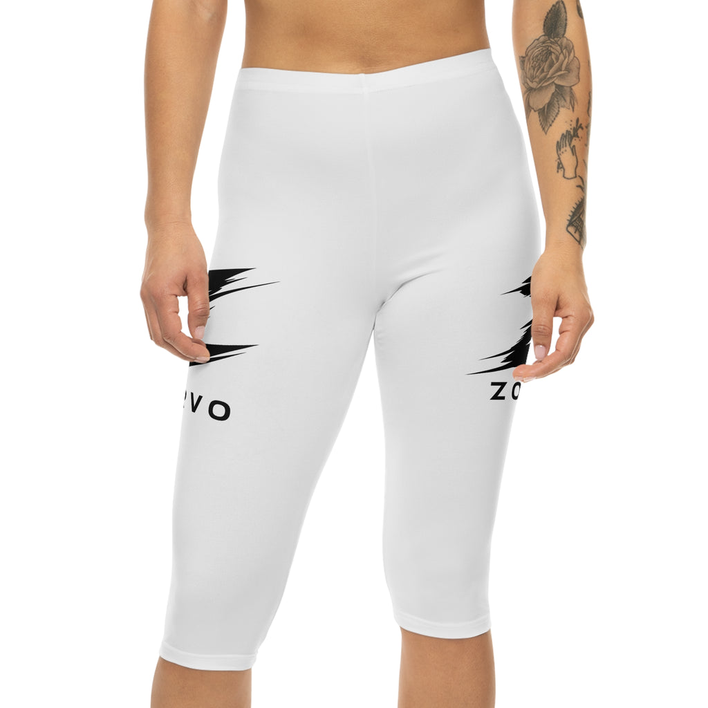 Zorvo Capri Leggings — Brushed Suede