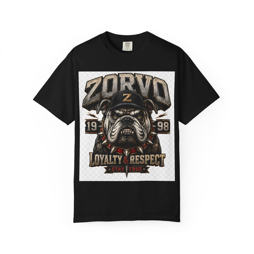 Zorvo Streetwear Tee — Bulldog Emblem Graphic