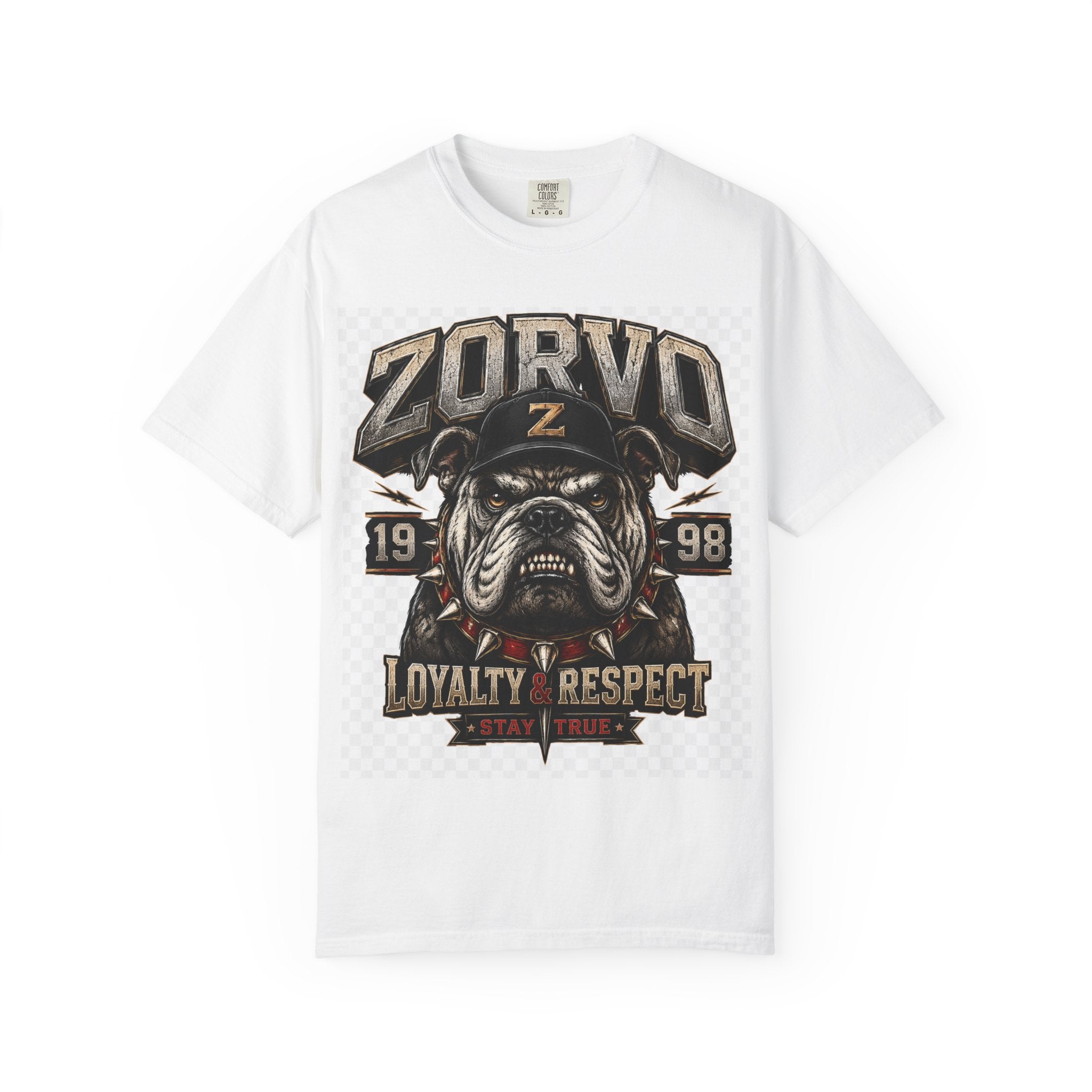Zorvo Streetwear Tee — Bulldog Emblem Graphic