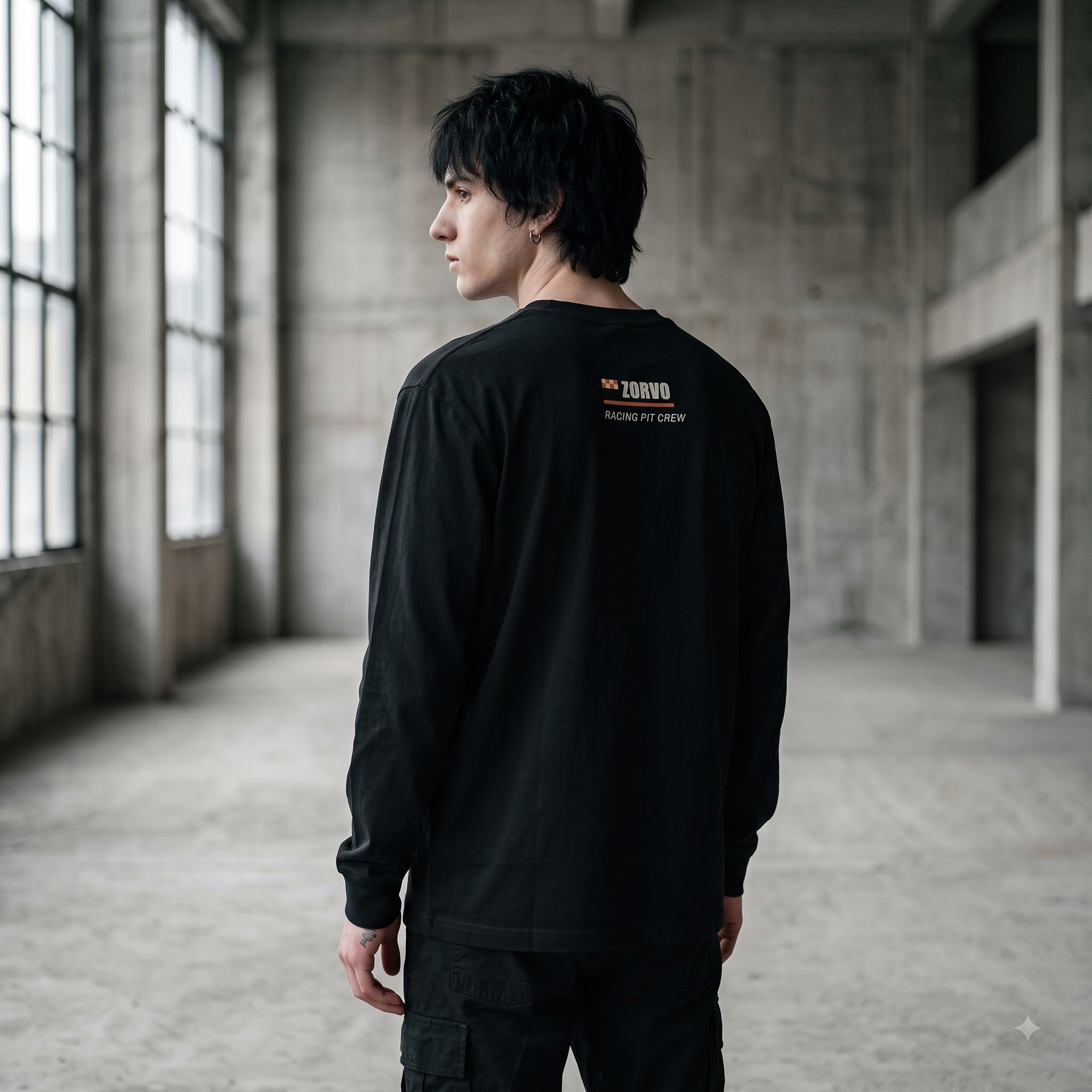 ZORVO RACING 03 Pit Crew Heavyweight Long Sleeve