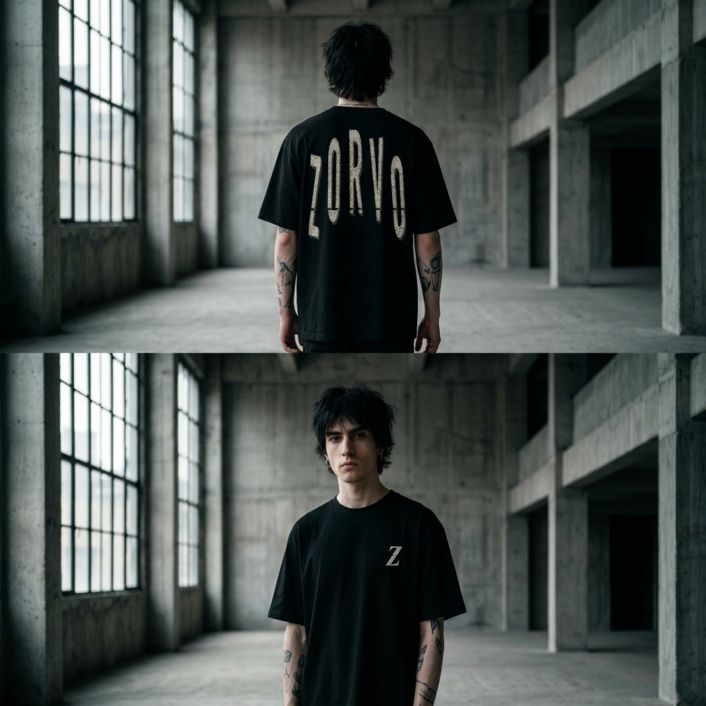 ZORVO WIDE ARCH Oversized Heavyweight Tee