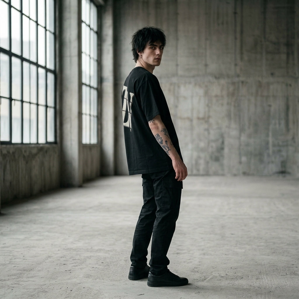 ZORVO SLANTED ZV Oversized Heavyweight Tee